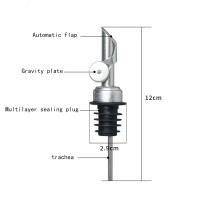 Tapa De Aceite De Oliva En Acero Inoxidable 304 Con Tornillo Automático Para Botellas De Vino Licor Y Salsas Tapón De Botella De Vinagre - details 9