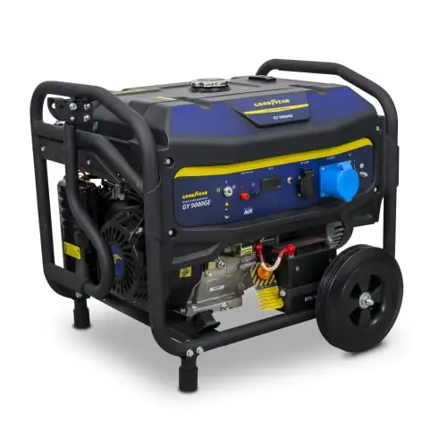 Goodyear - Generador Eléctrico Goodyear 7000W Gasolina con Arranque Eléctrico-manual y Regulador AVR - 1