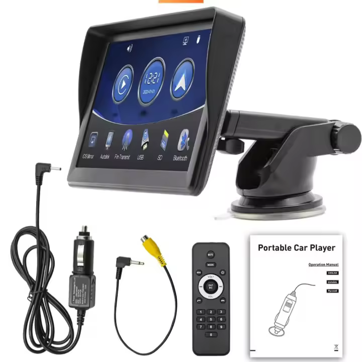BQCC B600L Reproductor MP5 De Coche 7 Pulgadas Con Mirrorlink Wireless Carplay Android Auto BT FM Estéreo USB TF Altavoz Integrado Radio Para Vehículo - 1