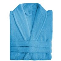 Albornoz de baño de Algodón cardado sin capucha. 100% Algodón premium Densidad 380gr. Disponible en varios colores. Tejido ultra suave y absorbente. Tamaños  M, L, XL y XXL - details 0