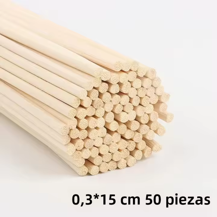 20-50pcs Palos De Madera Naturales Para DIY Extra Gruesos Para Diffusor De Aromaterapia Y Carpintería Pack De 100000015 - 1