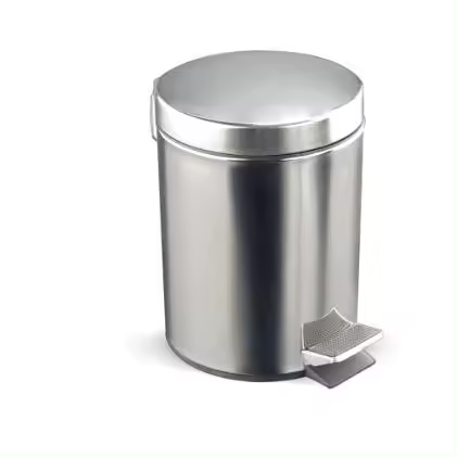 Papelera con Pedal Rocada de Acero Inoxidable 12L - Interior Extraíble - 1