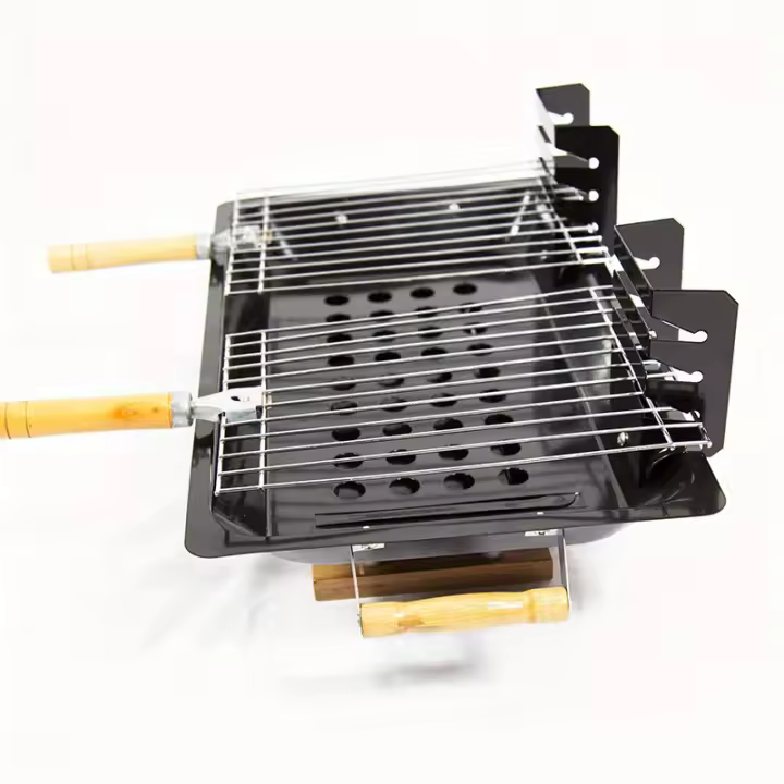 Barbacoa Portátil de Carbón BOPORO - Plegable para Camping y Picnic - 1