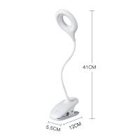 Lámpara De Lectura Recargable USB Con Clip Luz Nocturna Para La Habitación Ajustable Flexible Para Estudio Y Mesita De Noche - details 3