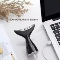 BIT dispositivo de belleza multifuncional, vibración de masaje, terapia de calentamiento, rejuvenecimiento de la piel con luz LED, cuidado del cuello, base antideslizante, batería de larga duración - details 2
