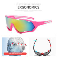 Gafas De Ciclismo UV400 Para Hombres Y Mujeres Gafas Deportivas De Montaña Para Bicicleta Protección Solar Anti-Reflejo Lentes De Acrílico - details 3