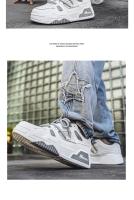 Zapatos De Hombre Casual Zapatillas Deportivas Verano Plataforma Moda Lujo Skate Tenis Cuero Zapatos De Correr Al Aire Libre Talla Verdadera - details 6