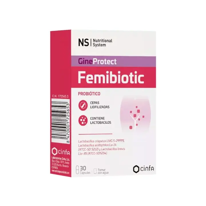 NS gineprotect Femibiotic probiótico 30 cápsulas cinfa - 1
