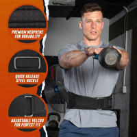 Cinturón De Pesas Para Gimnasio Y Levantamiento De Pesos Para Hombres Y Mujeres Soporte De Espalda Para Squat Y Dip Correa De Cintura Para Powerlifting Y Barbells - details 7