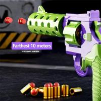 Pistola De Desert Automatica Con Ejection Continua De Cargador Vacío Revólver Juguete De Pistola Sin Batería Para Adolescentes Y Adultos - details 7