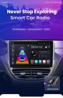 Junsun AI Voice Car Radio Stereo For Peugeot 2008 208 2012 2013 2014 2015 2016 2017 2018 Car Auto Radio Built-In Wireless Carplay For Apple & Android Auto Automotive Multimedia Touch Screen 360 camera Car Intelligent Systems With GPS Navigation - details 1