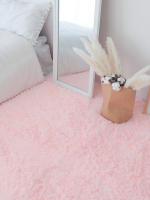 Carpetas Suaves De Pelo Negro Para Sala De Estar Y Dormitorio Alfombra Moderna Para Hogar Decorativa Para Pisos Y Camas - details 13