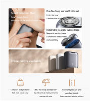 Afeitadora Eléctrica Xiaomi Mijia S200 Inicio Inducción Doble Bucle Cuchilla Curva IPX7 Succión Magnética Cabeza De Cuchilla Para Baño Y Seco Afeitado - details 3