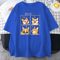 Camiseta De Algodón Suave Y Transpirable Para Hombre De Drakeview Con Diseño Gráfico De Perro Afortunado En Cuatro Estados Diferentes Estilo Casual Para Uso Diario - details 22