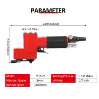 Máquina De Pulido Y Mezclado Recíproco Pneumática YC2621/YC2622 Mini Línea Recta Air Sander Pulidora Pneumática Herramienta Eléctrica DIY - details 6