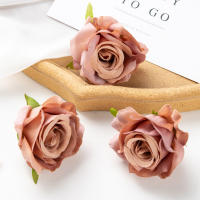 5/10Pcs Rosas De Seda Artificiales Para Boda Decoración De Navidad En Caja De Caramelos Arreglo Floral Para Fiesta Y Jardín - details 18
