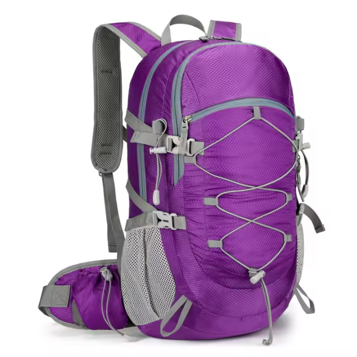 Mochila De Camping Plegable 40L Para Hombres Y Mujeres Bolso De Hombro Impermeable Ultraligera Deportiva Para Viajes Senderismo Trekking - 1