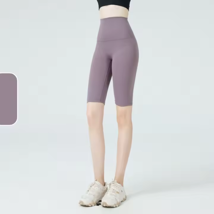 Shorts De Yoga Para Mujer High Waist Push-up Pantalones De Fitness Verano Running Shorts Deporte Nylon Lycra Sin Químicos - 1