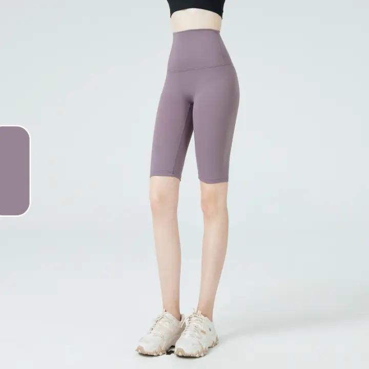 Shorts De Yoga Para Mujer High Waist Push-up Pantalones De Fitness Verano Running Shorts Deporte Nylon Lycra Sin Químicos - 1