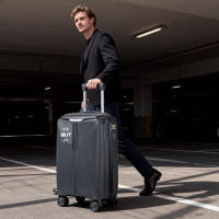 S7 STAR Juego de 2 maletas de viaje, Báscula de equipaje, Carcasa Ligera de PP, Asa con bloqueo a 3 alturas,Maleta grande, mediana y de cabina con un neceser,Trolleys,Maleta con ruedas Silenciosas giratorias para equipaje ,Cerraduras de combinación - details 6