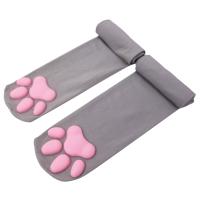 Calcetines De Pata De Gato Kawaii 3D Para Mujeres Y Niñas Calcetines De Dedo De Gato Lindo Regalo Lolita Paw Pads Cosplay De Pata De Gato Altos - details 17