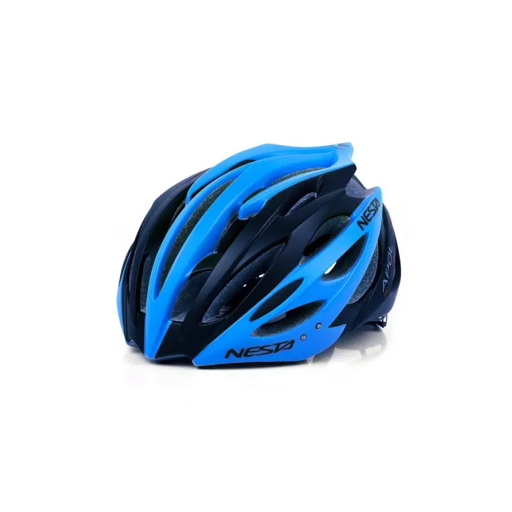 NESTA Casco de Ciclismo Nesta Apol Azul - Protección Alta y Ajuste Regulable - 1