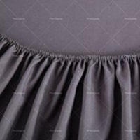 Juego de cama de tres piezas, funda de colchón, textil para el hogar, delicado y suave, agradable para la piel, color sólido, adecuado para sala de estar, dormitorio. - details 3
