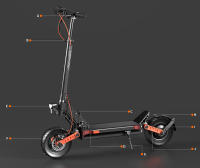 Patinete eléctrico JOYOR S5-Z, batería de 48V 13Ah, motor de 600W, neumáticos de 10*3 pulgadas, velocidad de 25km/h, autonomía de 40-55km, freno de disco delantero y trasero - details 11