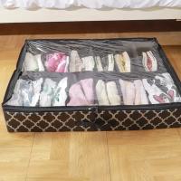 Organizador De Zapatos Para Debajo De La Cama Adaptador Para Contenedores De Zapatos Con Cubierta Transparente Armario Organizador - details 1