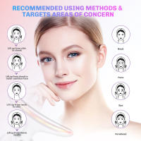 Dispositivo De Belleza Para El Cuello 3 Colores EMS Masajeador Facial Levantamiento Antiarrugas LED Fotón Eliminador De Doble Mentón Rejuvenecimiento De La Piel - details 3