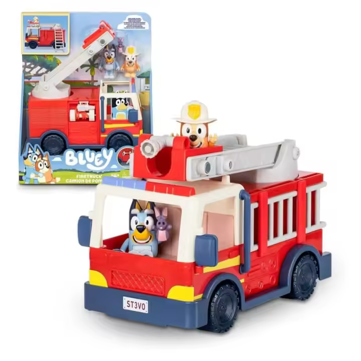 Bluey Camión de Bomberos con Figuras y Accesorios BLY68000 Famosa - 1
