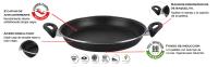 MAGEFESA- Paellera Black, antiadherente bicapa reforzado, aptas para todo tipo de cocinas, especial inducción. 50% de ahorro energético. - details 0