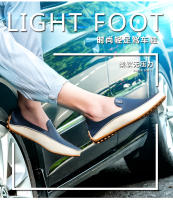 Zapatos Casuales Para Hombre De Alta Calidad Zapatos De Conducción Cómodos Cuero PU Talla Verdadera Elemento De Moda Látex Antigolpes - details 3