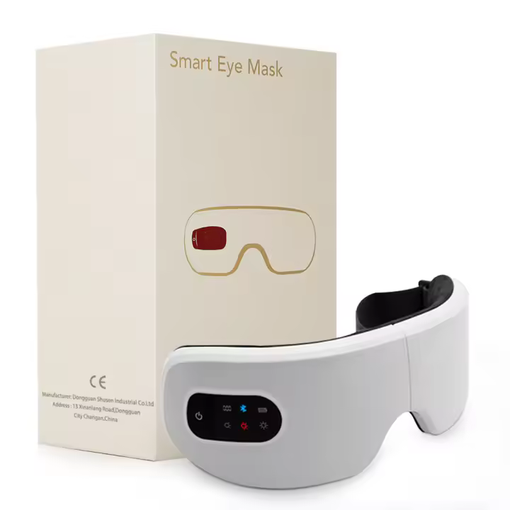 Masajeador De Ojos Inteligente 4D Con Vibración Y Calentamiento Cálido Bluetooth Gafas De Masaje Para Cuidado De Los Ojos Alivio De La Fatiga Y PrevenCIÓN De Arrugas - 1