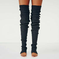 Medias Largas De Invierno Para Mujer Estilo Gótico Anime Lolita Cosplay Accesorios De Tejido Knitted Protección Calor Hasta La Rodilla - details 2