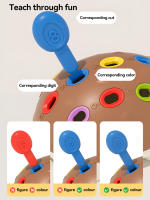 Juguete De Colores Para Niños Erizo Digital De Juego De Alineación Juguetes De Despiece Para Desarrollo Infantil - details 3