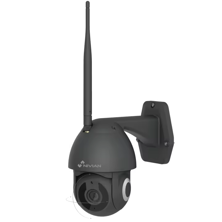 Nivian-Cámara PTZ Wifi 2,4Ghz-2K-Movimiento remoto 360º con función Autotracking y detección de humanos-Visión nocturna 10m-Apta exterior-Compatible con Alexa y Google Home–Control remoto con APP Tuya - 1