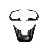 Cubierta De Volante Para Toyota Land Cruiser 300 LC300 2021-2023 Accesorios De Fibra De Carbono Plateado Adornos Internos ABS - details 0