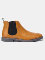 Botas Chelsea Retro Para Hombre 2024 Comodidad Moda Cuero Sintético Botas De Tobillo Encima De La Rodilla Material De Suela TPR - details 9
