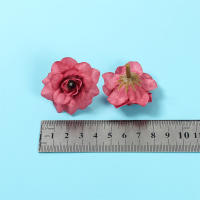 10/20Pcs Flores Artificiales De Seda Rosa 4CM Para Decoración De Hogar Bodas DIY Guirnalda De Navidad Accesorios De Regalo - details 6