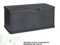 Gerimport Baúl Alpha 340 litros antracita - details 1