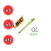 BOLIGRAFO BIC GEL-OCITY QUICK DRY 0.7 PACK DE 3, 5 Y 12 UNIDADES - details 2