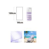 Toalla de playa/piscina grande 90 x 180 cm. Toalla de algodón diseño de rayas para hombre y mujer. Toalla enrollable para llevar fácil a cualquier lado - details 2