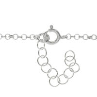 Colgante amuleto vikingo GOTLAND con piedra de luna de Plata de 1ª Ley - Amuleto GOTLAND de Plata de Ley - - details 2