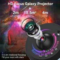 Proyector De Luz Nocturna Galaxia Dinámica Meteor 13 En 1 4K HD RGB Para Decoración De Habitación Regalo Para Niños Botón Rotatorio Espacial Para Navidad - details 6