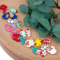 20pcs Colgantes De Acero Inoxidable En Forma De Delfín Octopus Caracol Estrella De Mar Para Creación De Joyas Collares Y Pendientes DIY - details 4