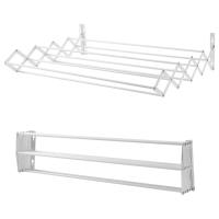 Tendedero de pared para interiores, hogar, dormitorio, baño, percha retráctil, percha fija estirable, almacenamiento de toallas y ropa60cm - details 3