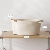 Cesta De Alambre Tejida Para Organizar Cesta De Almacenamiento Multifuncional Para Juguetes Y Libros Para Escritorio Nursery Oficina Baño - details 5