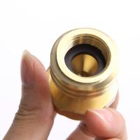 Adaptador De Tanque De Propano North American Standard Universal Para Cilindros De Gas 1 a 20 Libras Convertidor De Latón - details 1