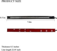 Barra de luces traseras ultradelgada para motorceta, 48 LED, 2835 3014SMD, 12 V - details 0